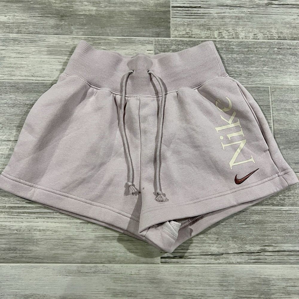 Nike Women's Sportswear Phoenix Fleece High Waisted 2" Logo Shorts FN2821-019 XS